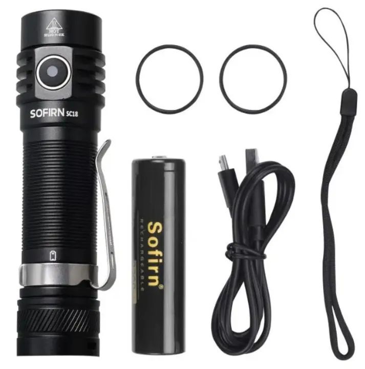 Lanterna Sofirn SC18 Recarregável 1800 lm - Foto 2
