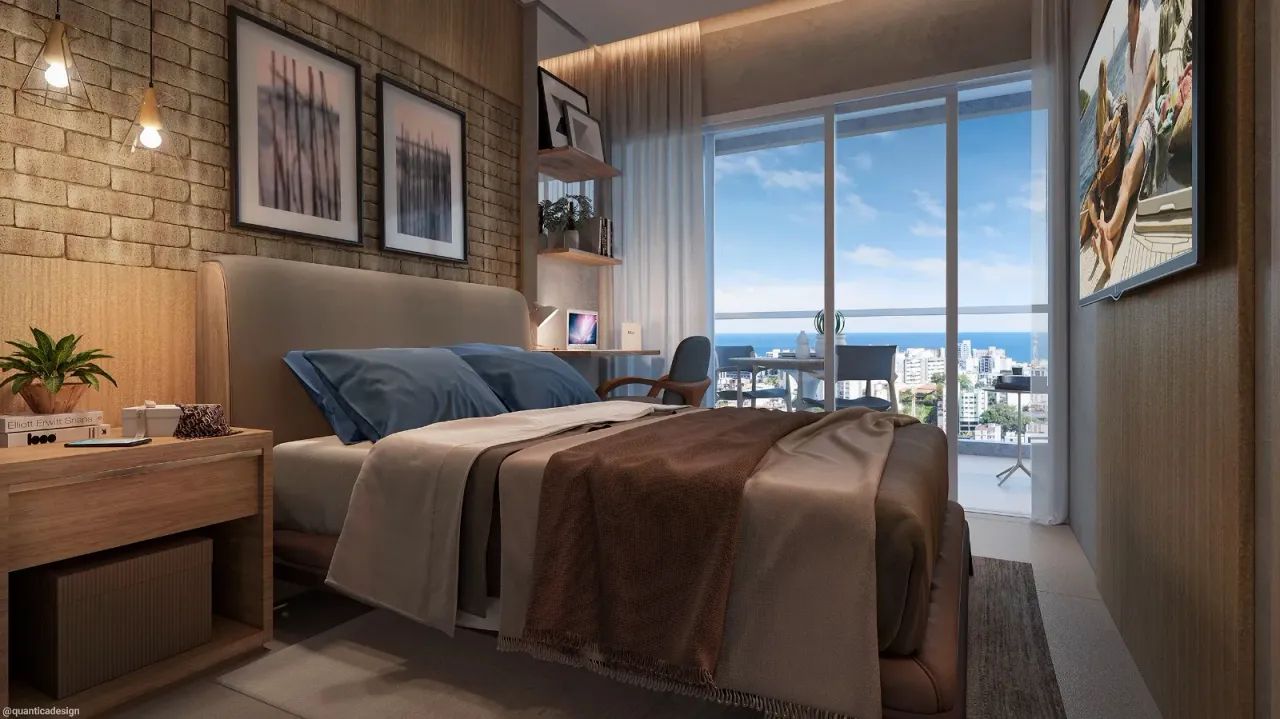 Apartamento De 1 Quarto, Muito Bem Distribuído Em 43M² E 1 Vaga De Garagem No Horto Flores - Foto 2