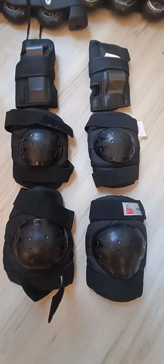 Patins Oxelo + Kit segurança (Estado Novo) - Foto 6