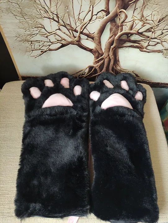 Luvas de Gatinho Felpudas ( 50 cm)<br> - Foto 4