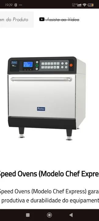 Forno Elétrico Modelo Subway 