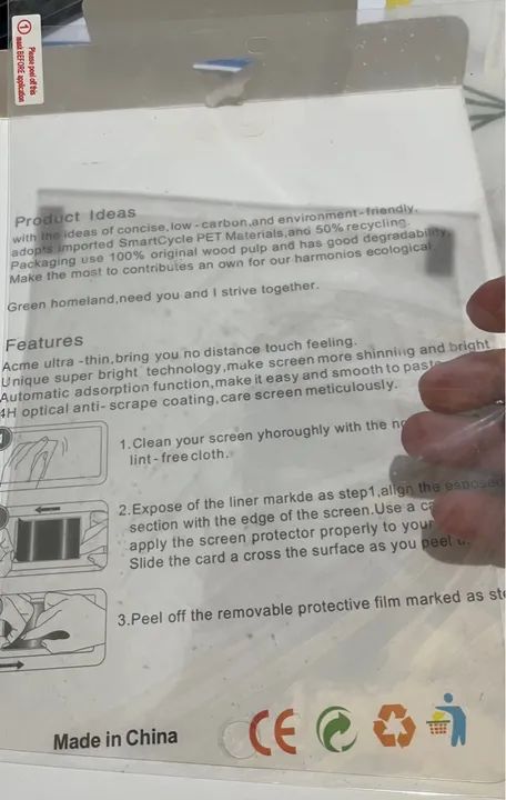 Película de Vidro para Tela - Protetor de Tela para Tablet - Foto 3
