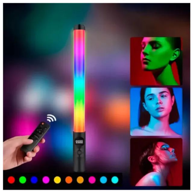 Bastão de Led Iluminação Colorida 600 Lúmens 7.5W OR-PL01 - Foto 3