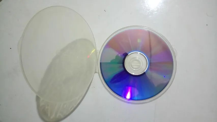Caixa case box porta discos com 5 unidades redondas (cd, dvd, blu-ray, video-game) - Foto 3