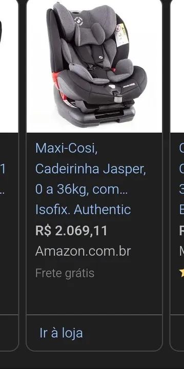 Cadeirinha de Bebê Maxi Cosi com isofix - Foto 5