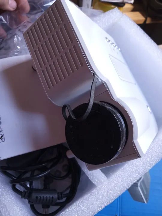 Projetor LED LCD imagem system na caixa - Foto 6