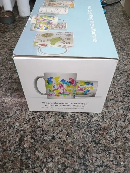 Prensa Sublimação Canecas Automática Mecolour 220V. Semi nova funcionando perfeitamente.  - Foto 5