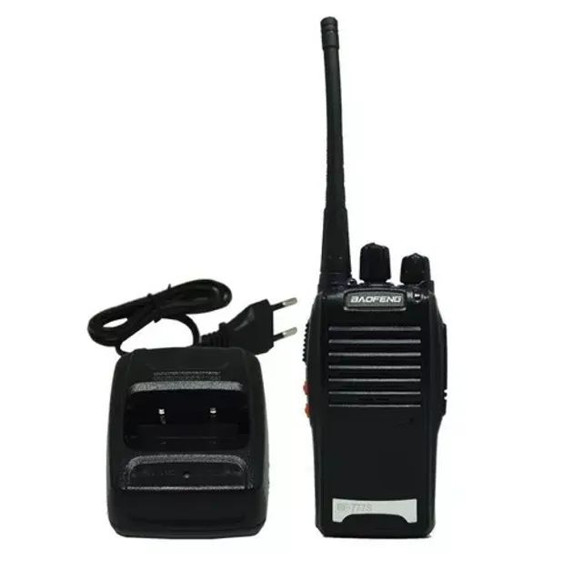 Kit 2 Radio Comunicador 777s Profissional Ht Uhf 16 Canais Baofeng