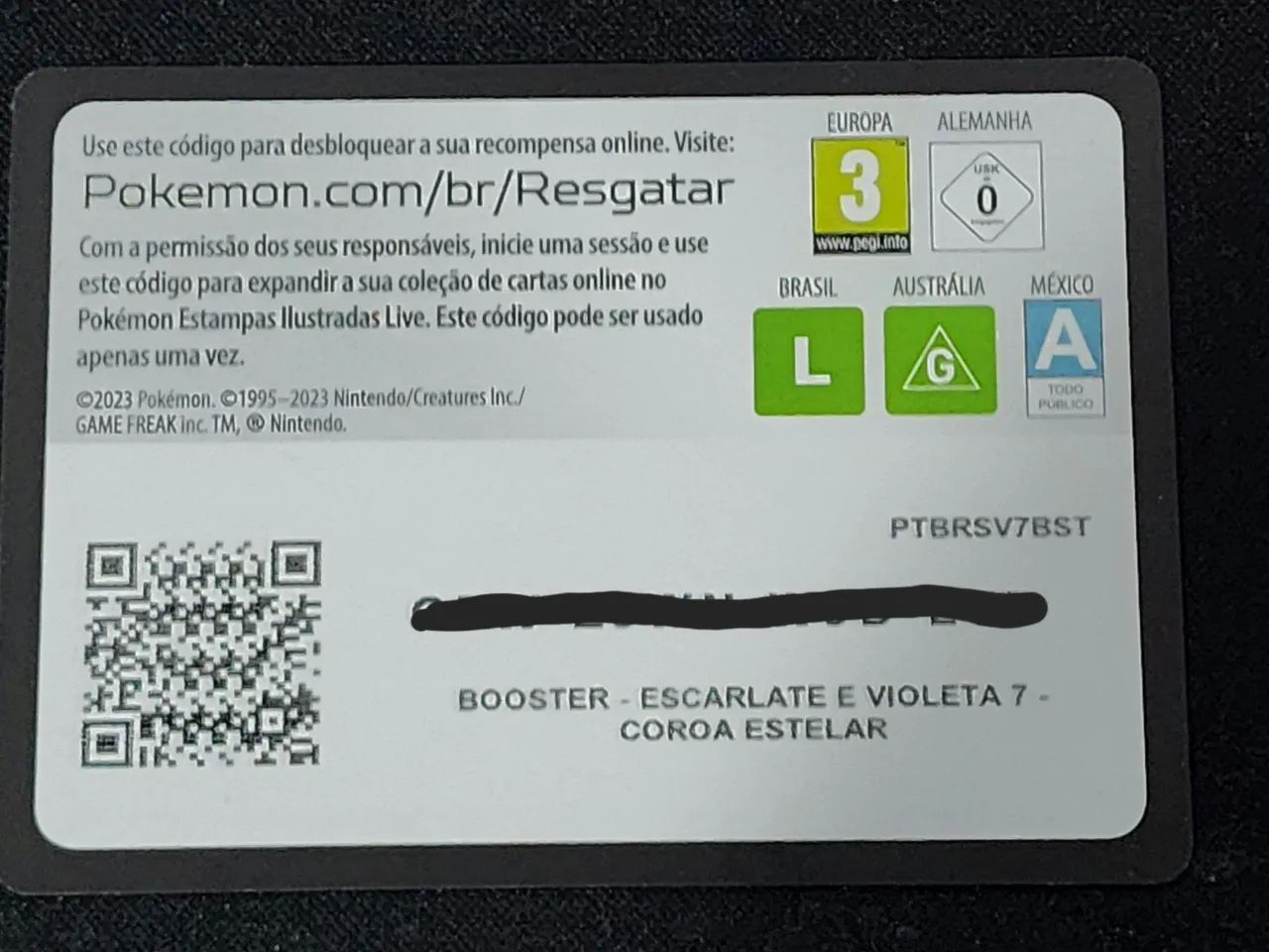 30 códigos em Pokemon Estampas Ilustradas Live