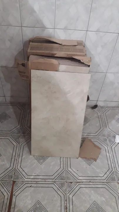  Piso Bege Retificado 60x60 - Marca Lume / Revestimento Lume 32x59 - Foto 4