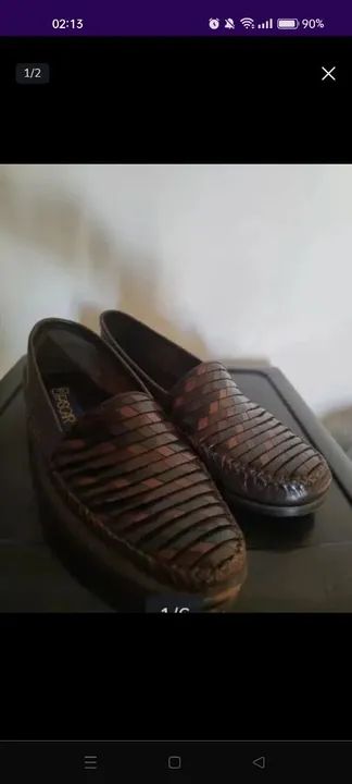 Sapato de couro café Fascar 41