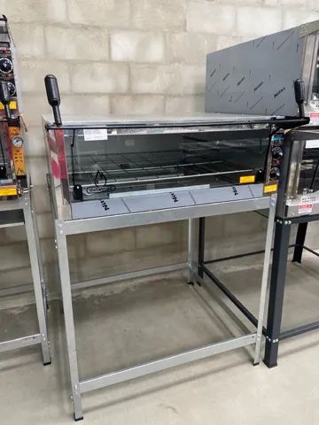 FORNO DE GUILHOTINA A GÁS UMA CÂMARA 80X60X25 FR/LAT AÇO INOX - METALMAQ  - Foto 3