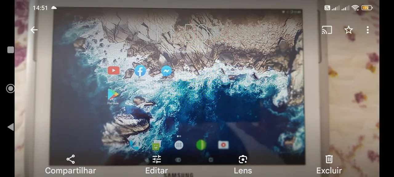 Tablet Samsung Galaxy Note 10.1 atualizado