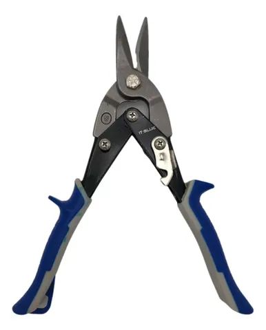 Tesoura Para Cortar Chapa De Aço Lata Corte Reto Manual 10 polegadas - Foto 2