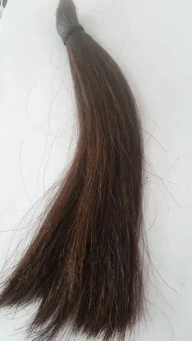 Cabelo Humano Loiro Médio Natural