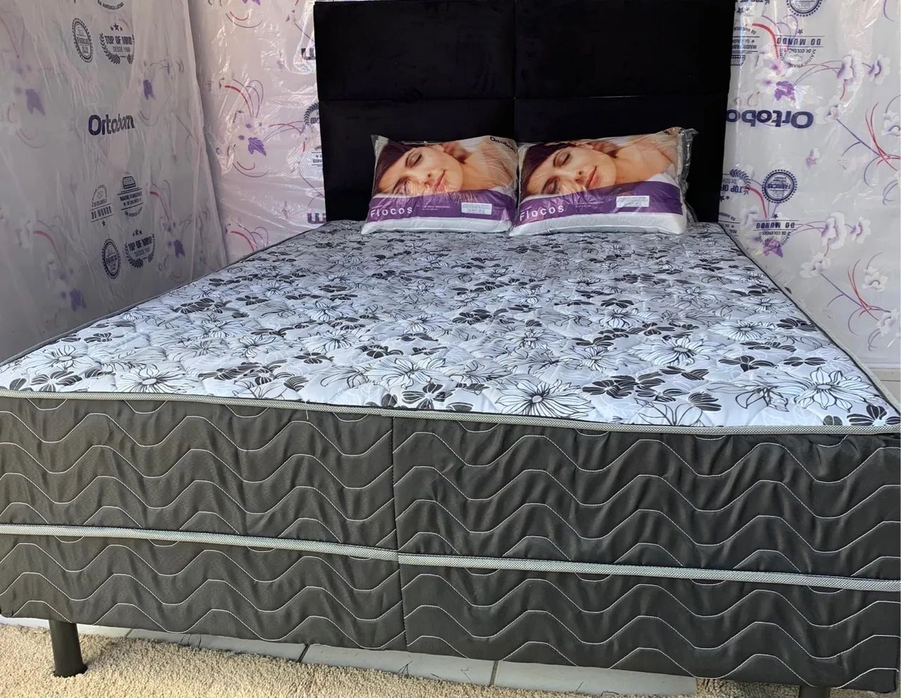CAMA BOX CASAL OFERTA IMPERDÍVEL