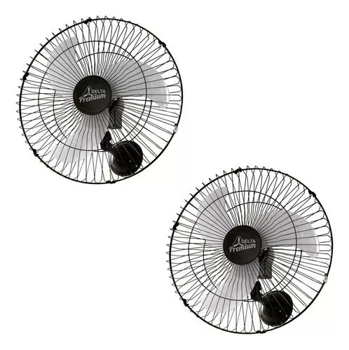 Kit 2 Ventiladores De Parede Bivolt 3 Pás 60cm Ventidelta