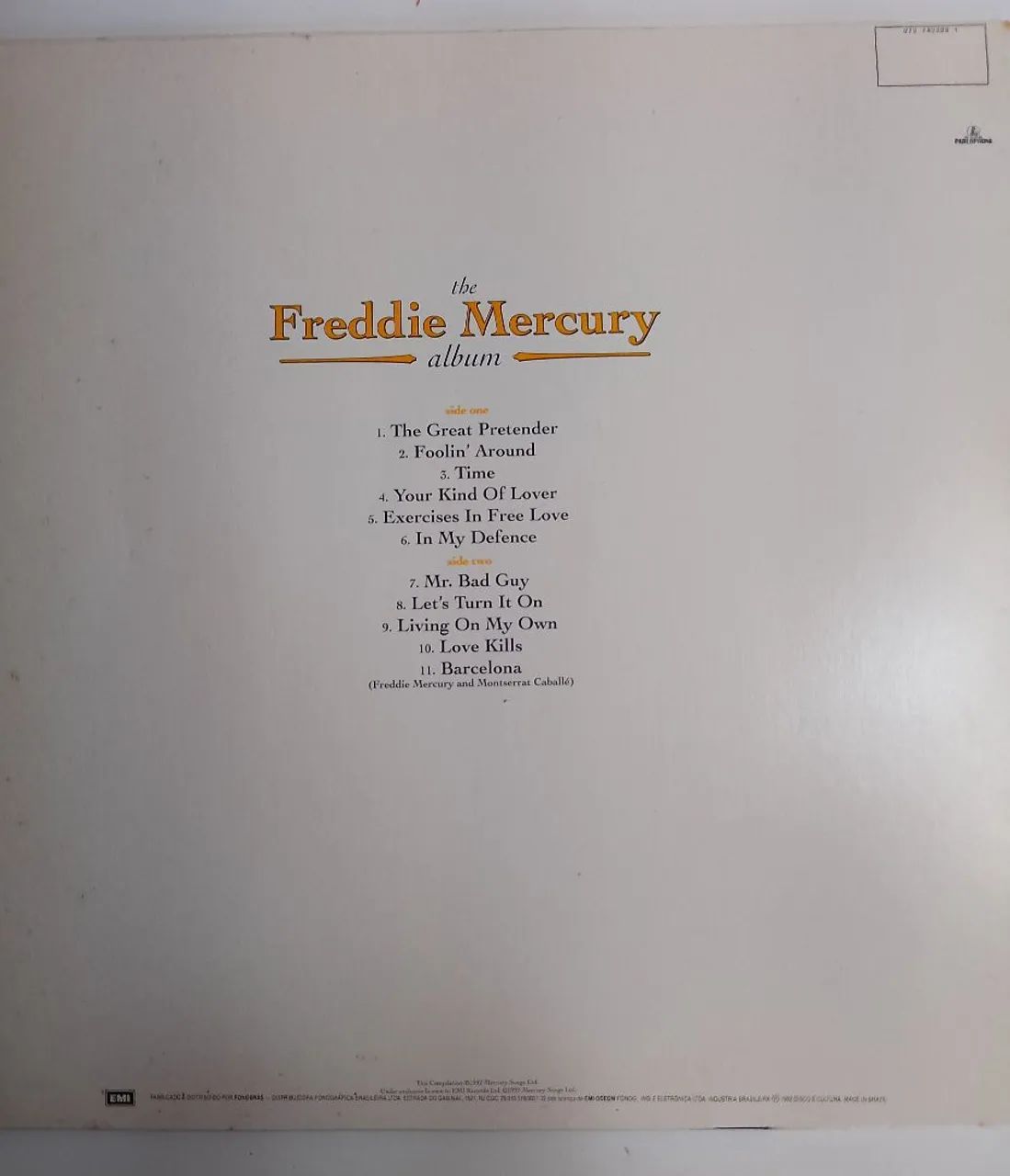LP vinil Freddie Mercury Album - Foto 2