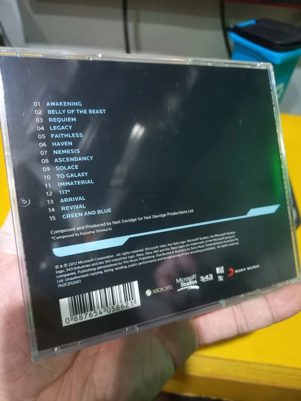 Cd HALO 4 trilha sonora soundtrack xbox - Foto 2