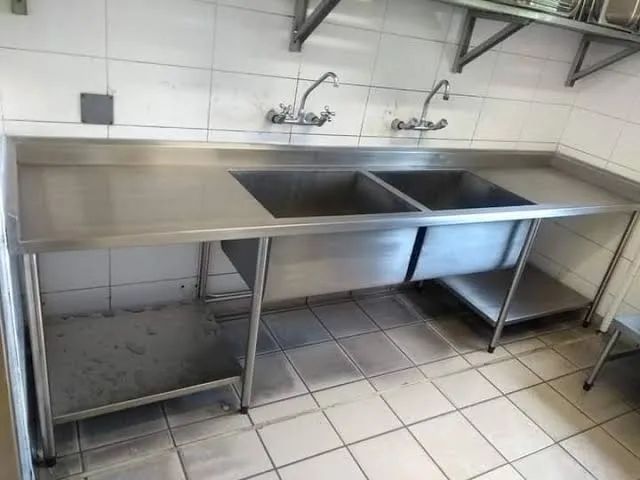 Bancada inox para restaurante industrial 