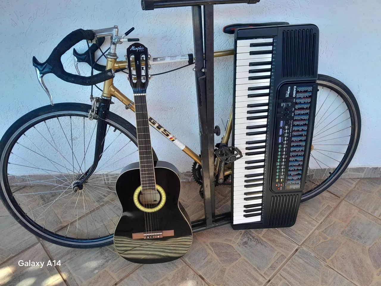 Violão teclado casio bicicleta ? antiga deisinha  - Foto 3