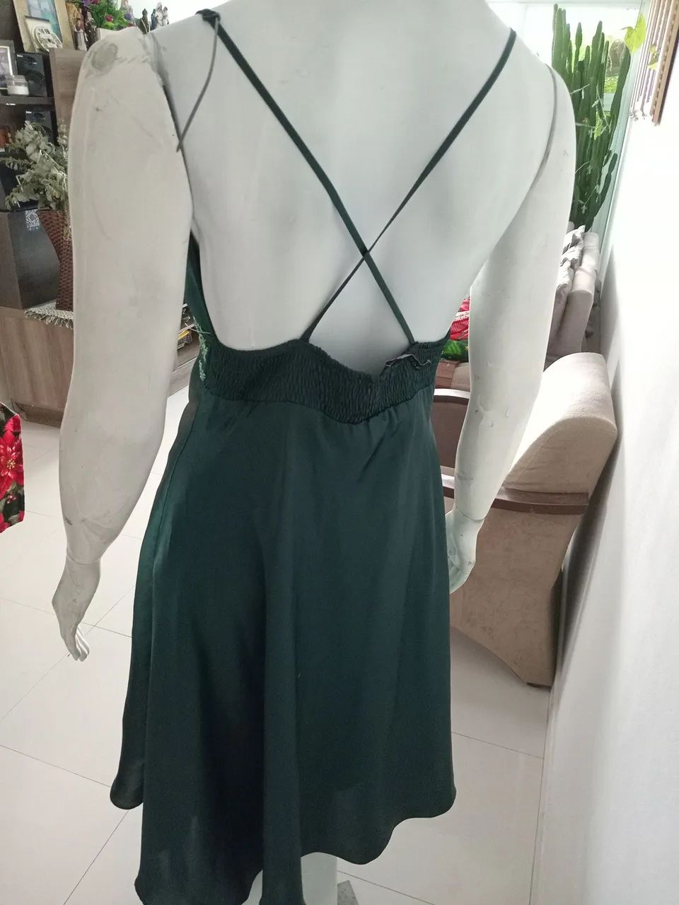 Vestido verde festa - Foto 3