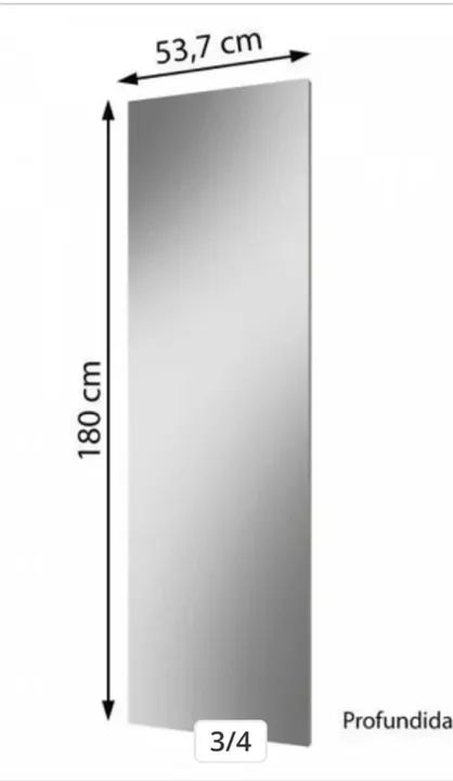 Espelho de parede removível - Foto 2