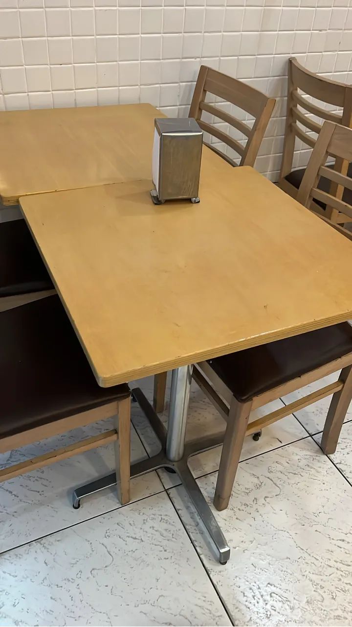 Mesa para comércio : cafeteria, lanchonete, sorveteria  - Foto 4