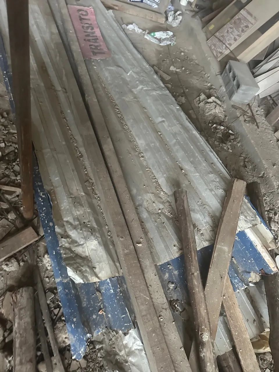 Telha galvanizada fechamento obra  - Foto 3