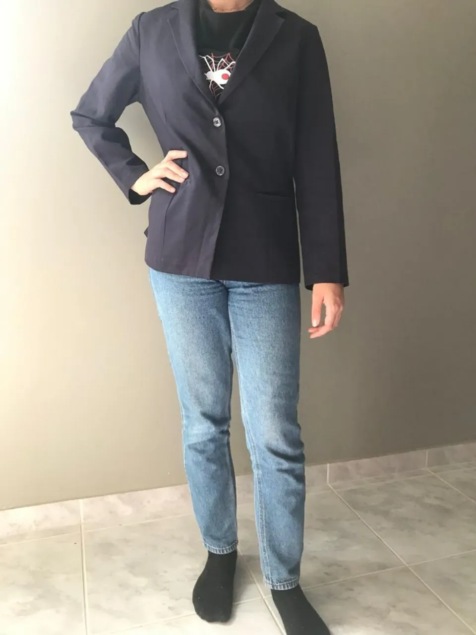 Blazer azul marinho 