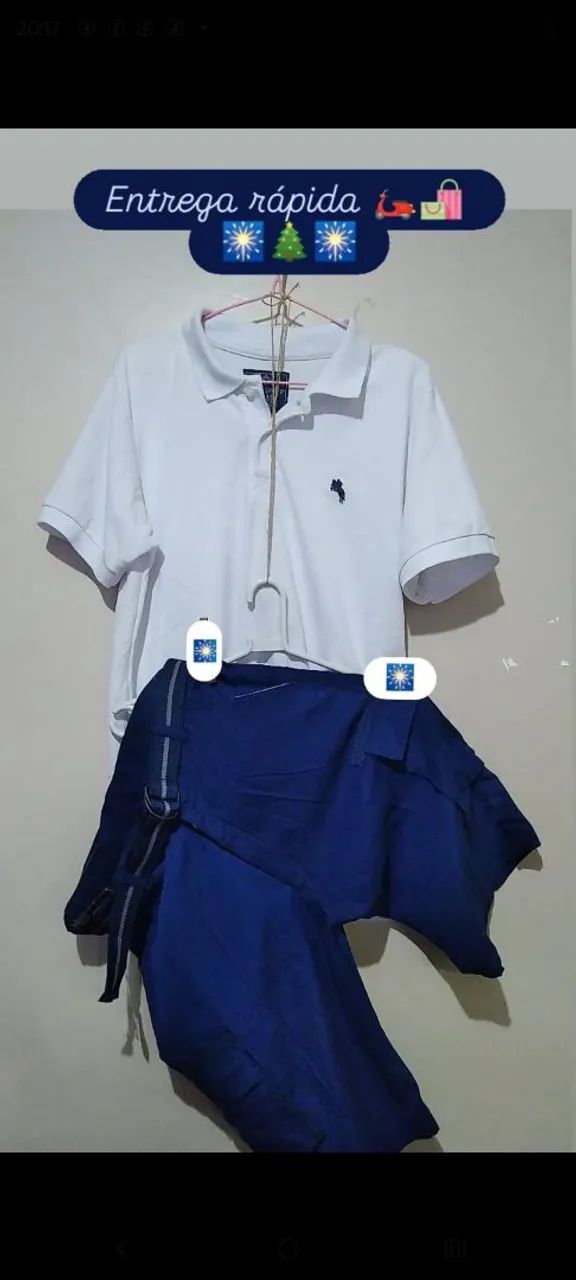 Looks masculinos. Bermuda social com cinto  - Foto 3