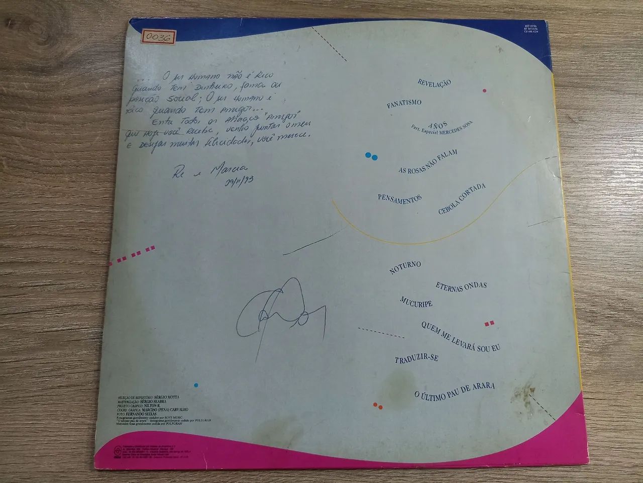 LP vinil Raimundo Fagner (1993) - Foto 2