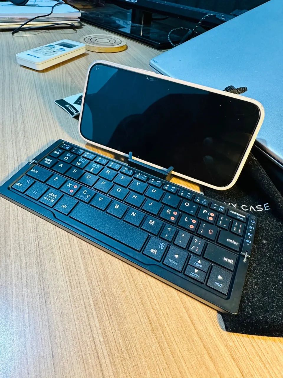 Teclado Bluetooth para Celular e Tablet VX Case - Foto 3