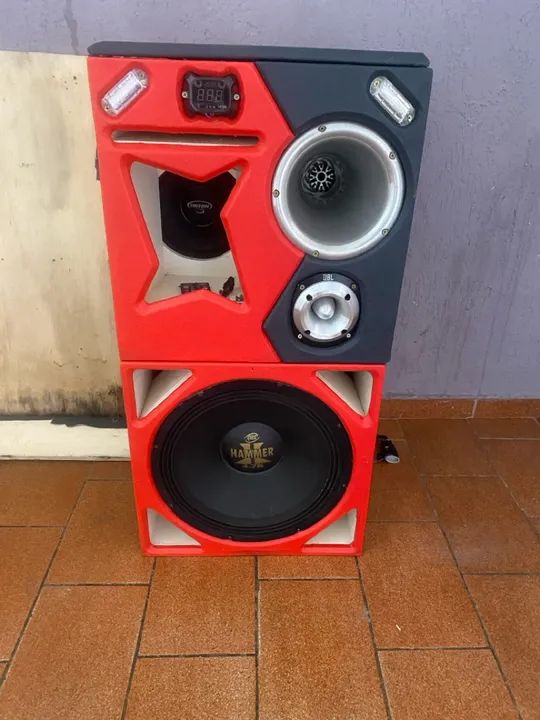 Caixa trio 4 vias toca forte  - Foto 2