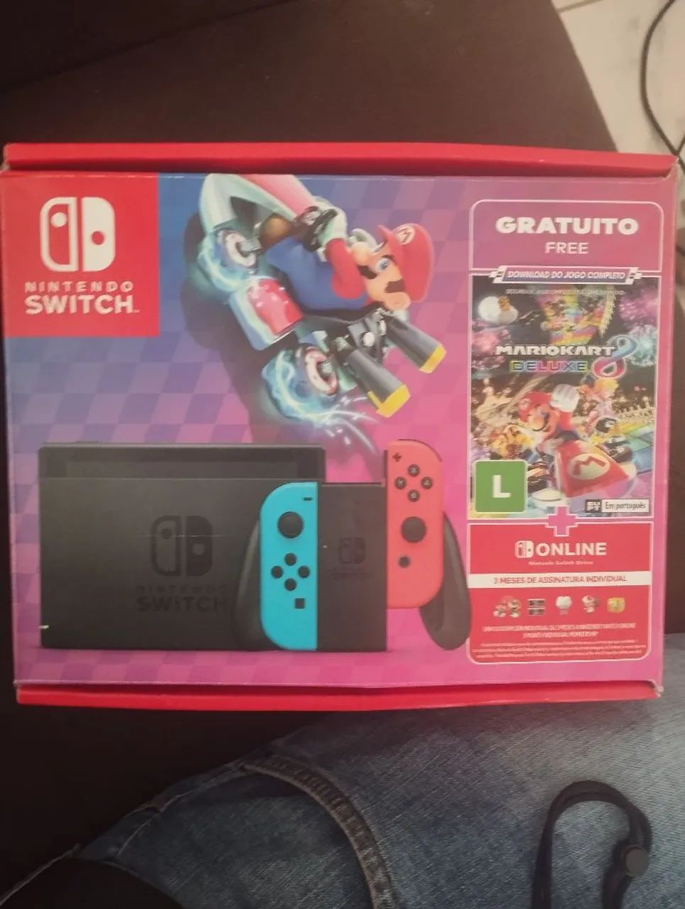 Nintendo Switch + Mario Kart 8 Deluxe + 3 meses de Online