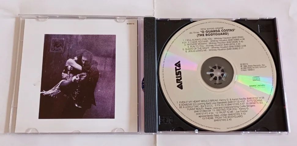 CD Trilha Sonora O Guarda Costas Whitney Houston Original - Foto 2