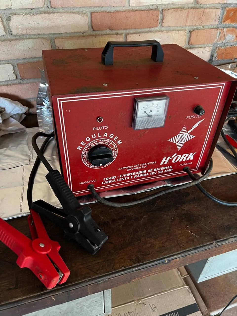 Carregador de Baterias Hork CB-80 12V 50 Amp - Foto 2
