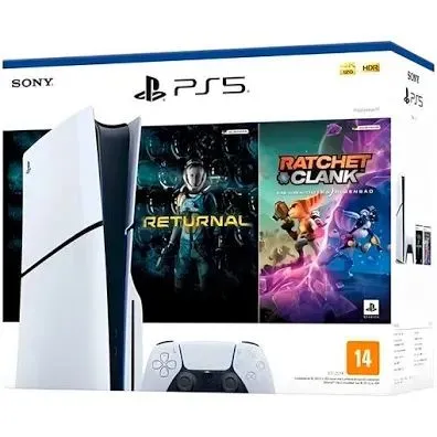 Playstation 5 Slim Leitor Novo Lacrado Garantia 1 Ano Sony
