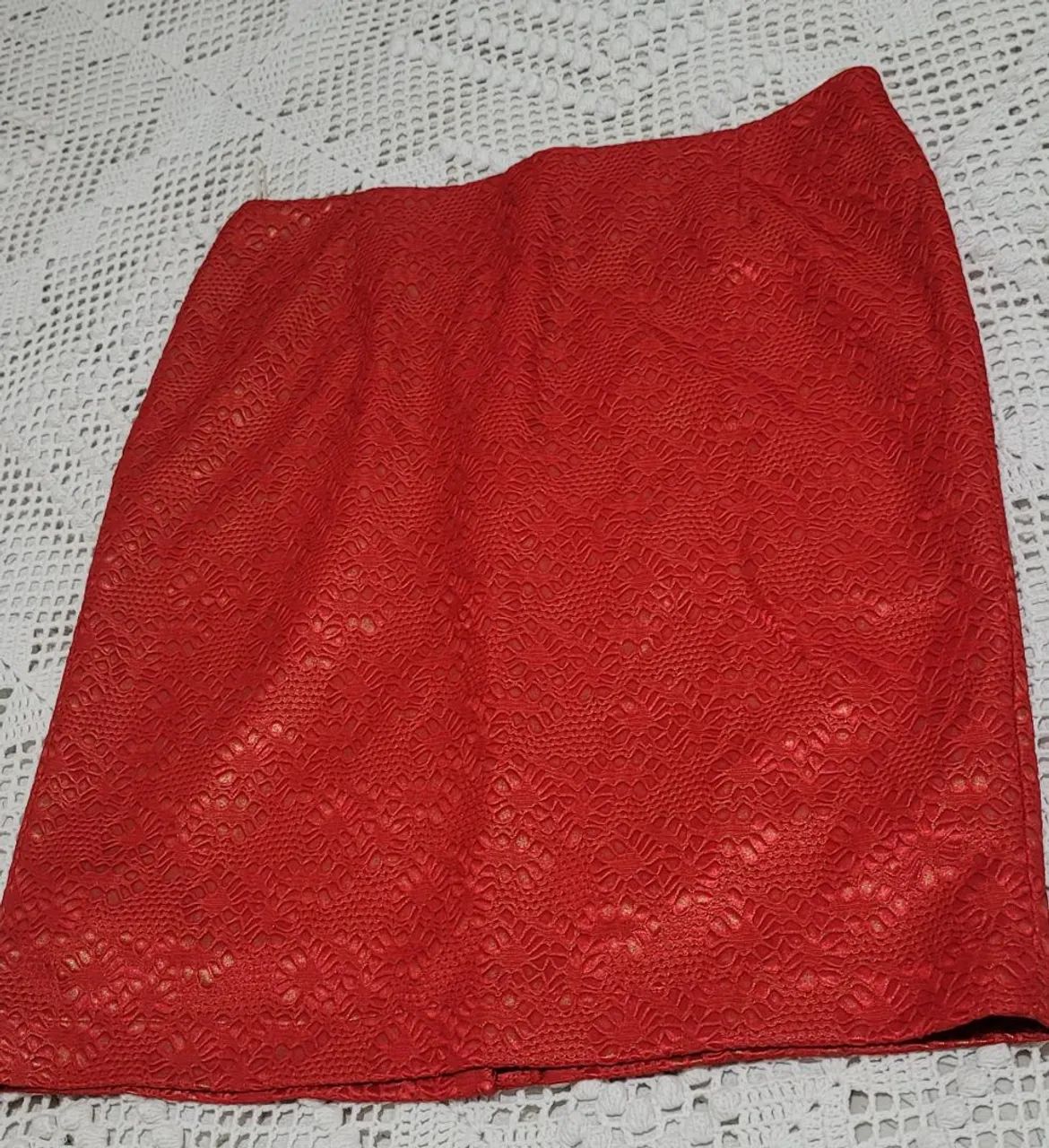 Conjunto de blaser  Vermelho Testoni Elegante - Foto 4