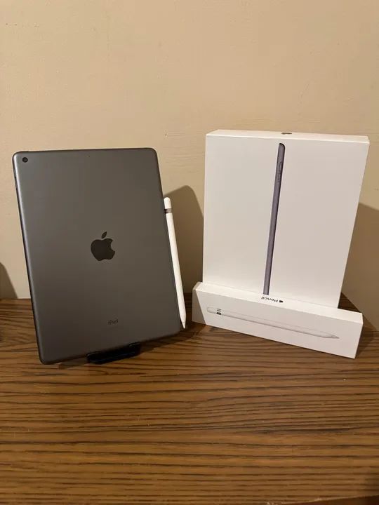 iPad 8 Geração + Apple Pencil Original Impecáveis Pronta Entrega Completo Loja Física  - Foto 2