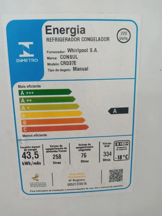 Geladeira Consul Duplex 334L - Foto 6