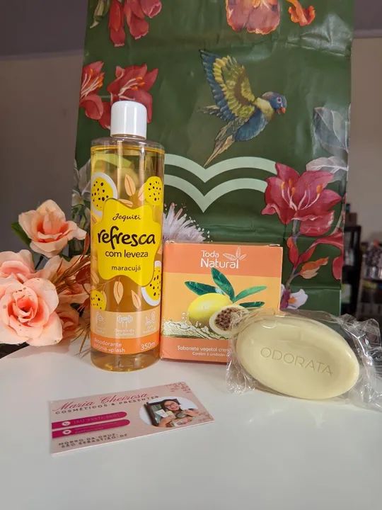 Kit Refresca Maracujá+ caixa de sabonete ODORATA  - Foto 2