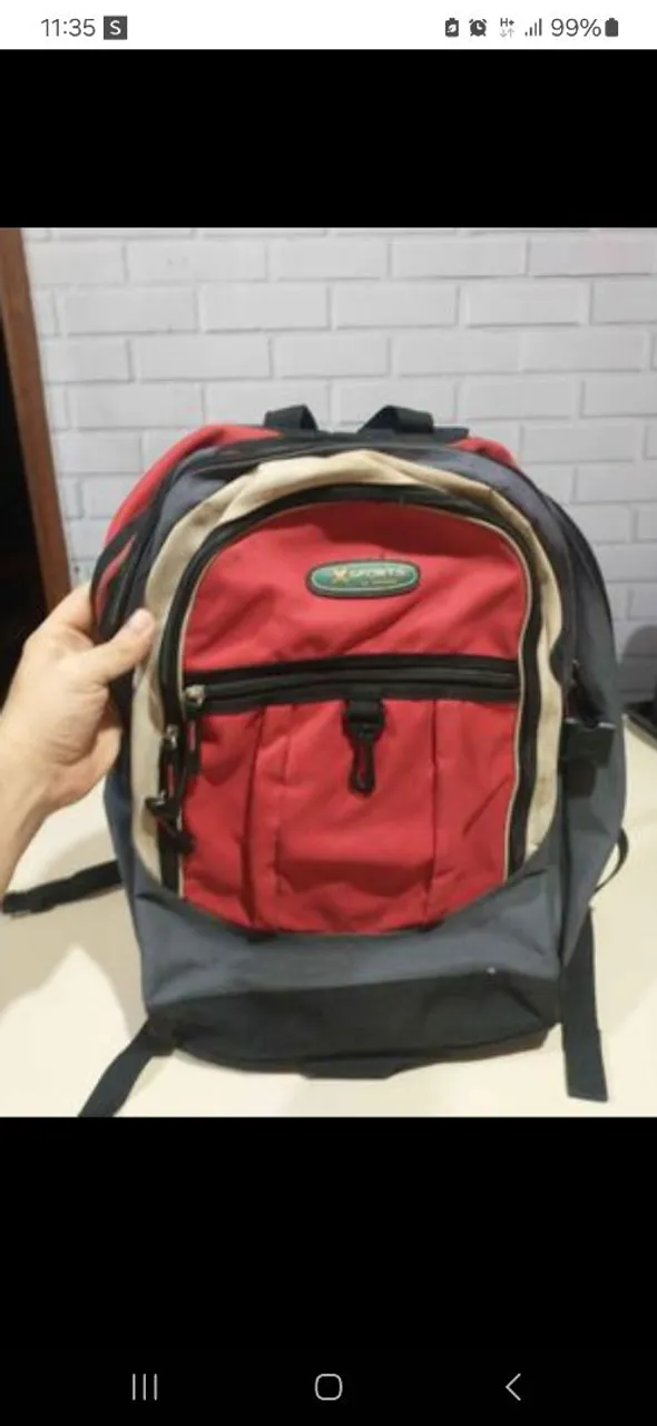 Mochila X-Sports - Vermelha - Usada grande