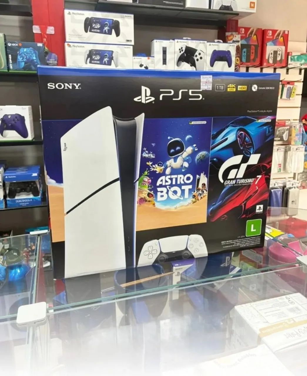 Sony Playstation 5 Slim c/ Gran Turismo 7 Originais Lacrados a Pronta Entrega Loja Fisica - Foto 2