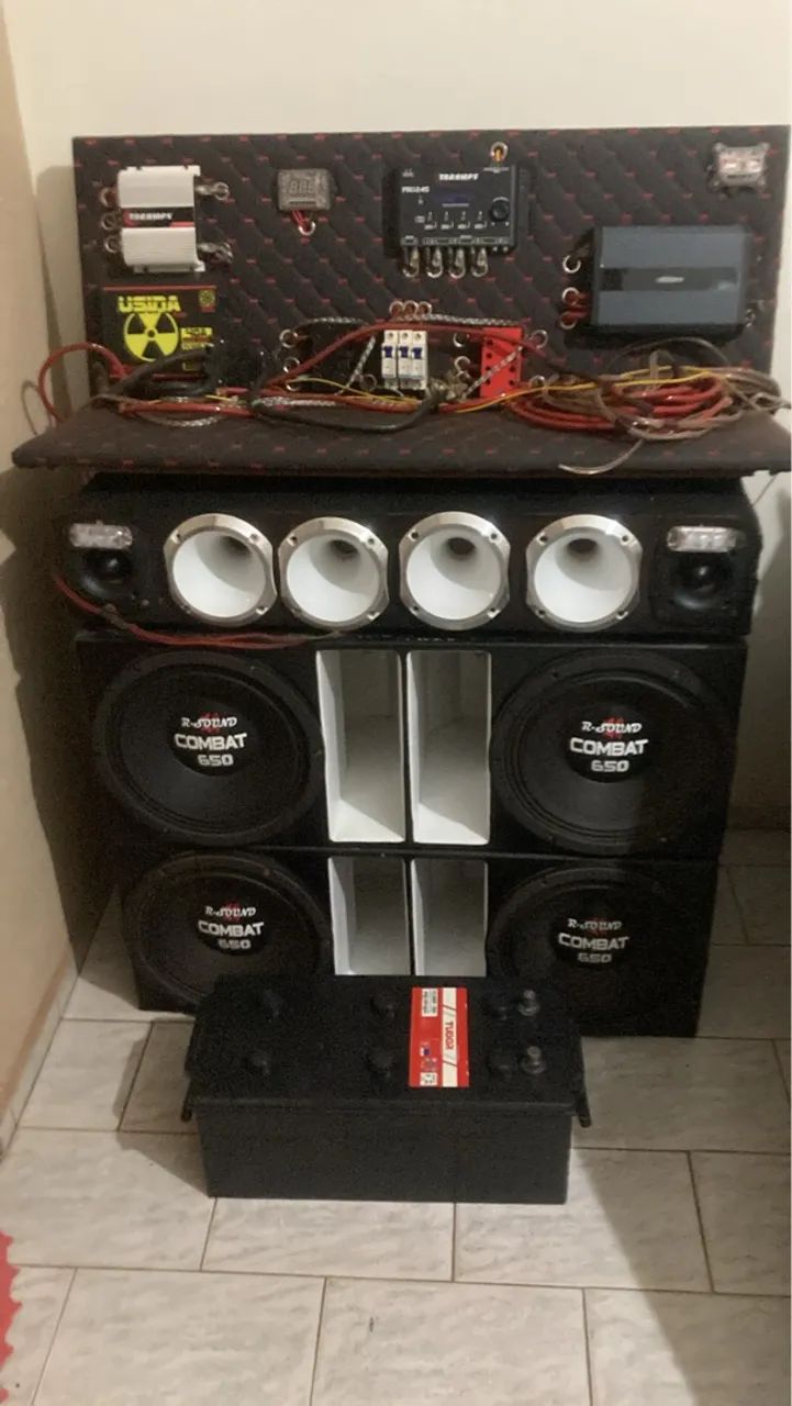 Som Automotivo Completo - R-Sound Combat 650
