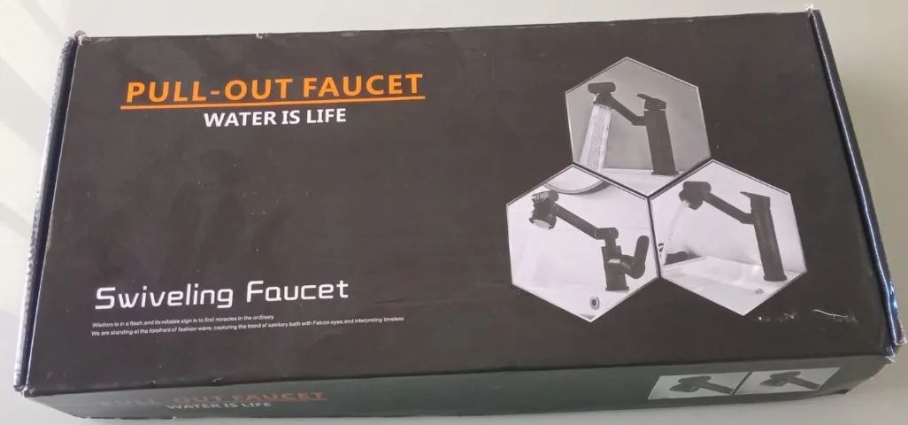 Chrome-Plated Metal Kitchen Faucet