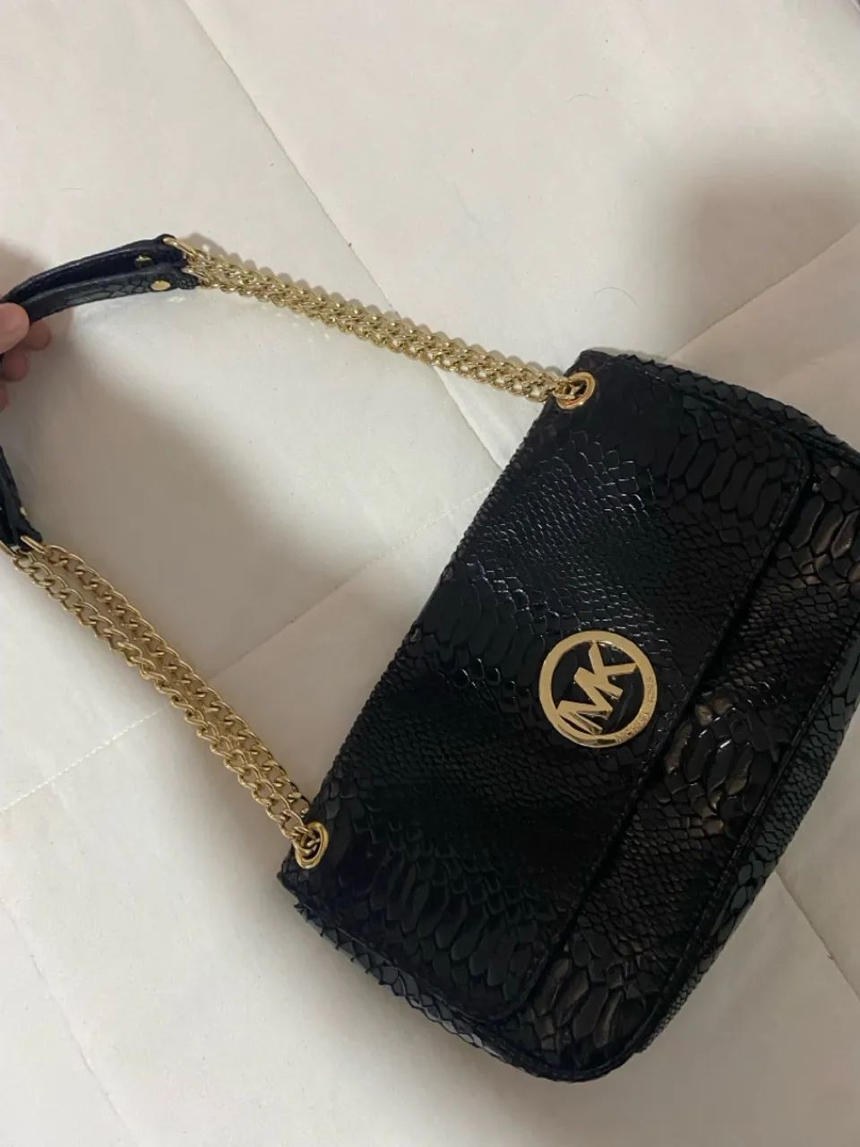 Bolsa Michael Kors Preta Original - Foto 5