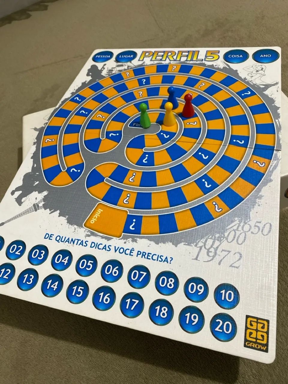 Jogo de Tabuleiro Perfil 5  - Foto 2