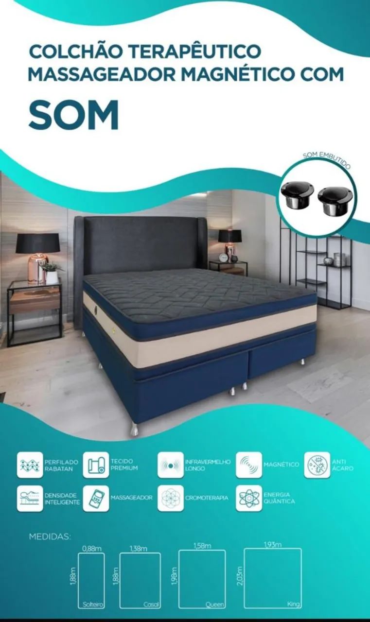 Colchão ortopédico com massageador  - Foto 2