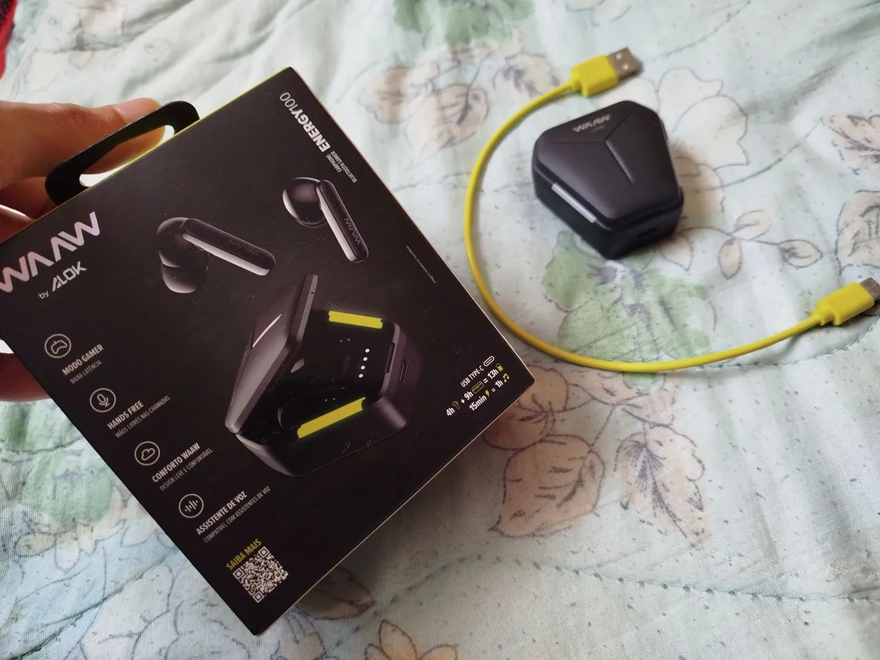 Fone bluetooth WAAW by ALOK 